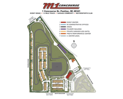 M1 Concourse Site Map